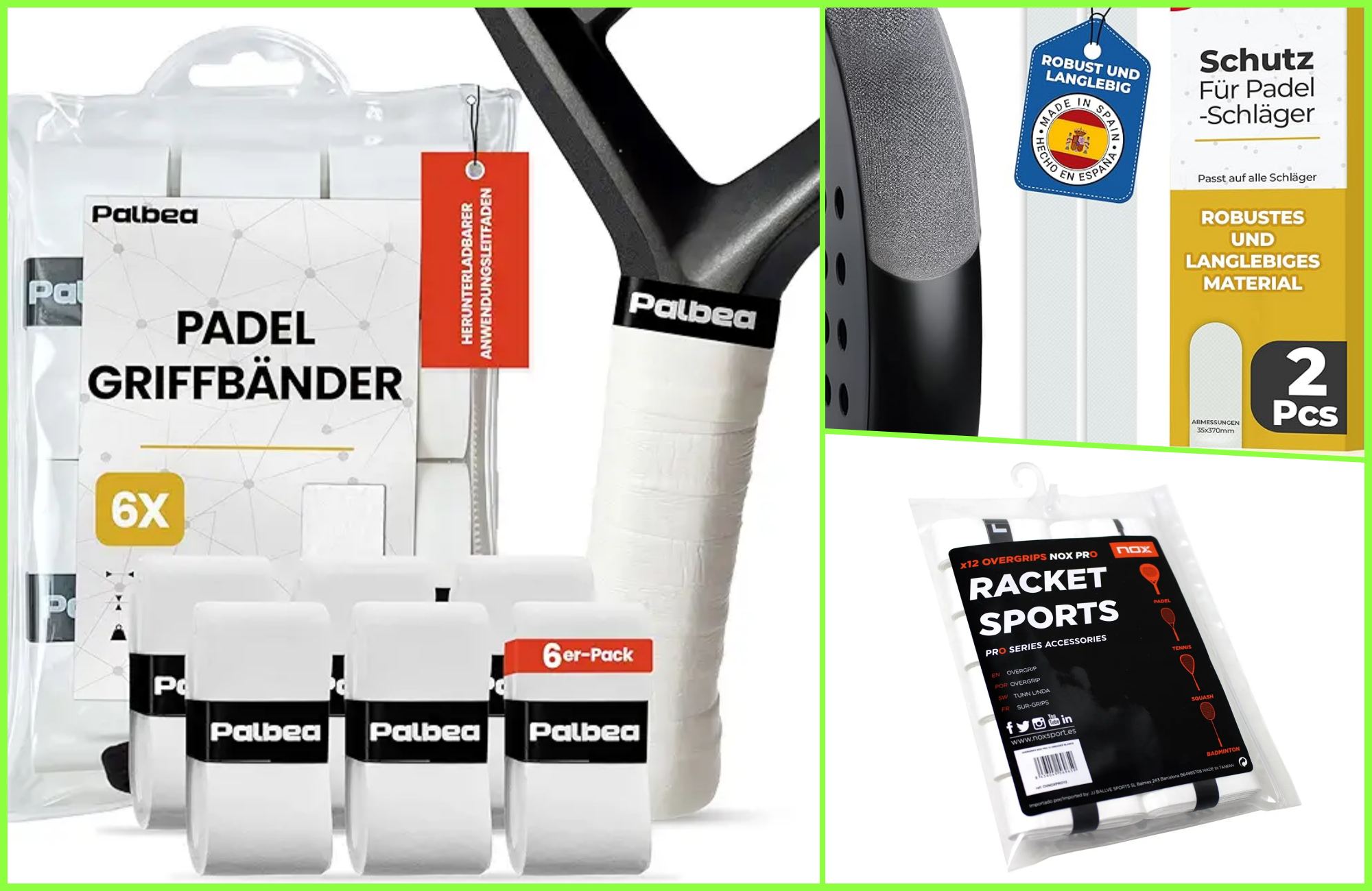 Geschenke für Padel-Spieler: Overgrips und Co.